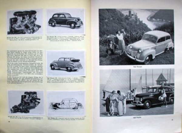 Austria Cigarettes "Deutsche Kraftfahrzeuge" Automobile-Scrapbook 1952 (8483)